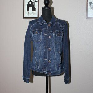 Lee Riders Indigo Womens Denim Jean Jacket Size Medium